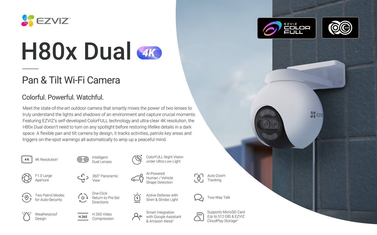 كاميرا EZVIZ H80X 